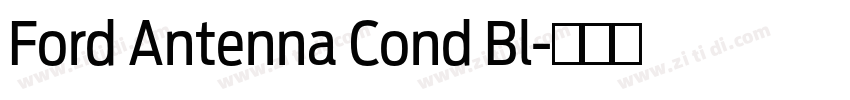Ford Antenna Cond Bl字体转换 Ford Antenna Cond Bl字体转换